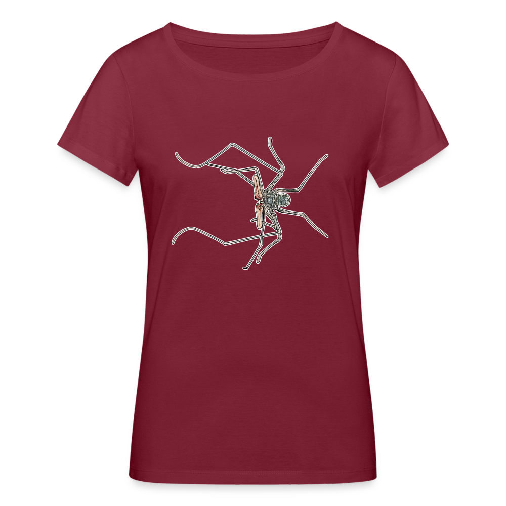 Frauen Stanley & Stella Bio-T-Shirt Euphrynichus bacillifer - Burgunderrot