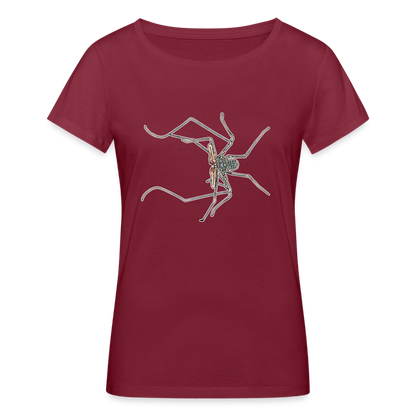 Frauen Stanley & Stella Bio-T-Shirt Euphrynichus bacillifer - Burgunderrot