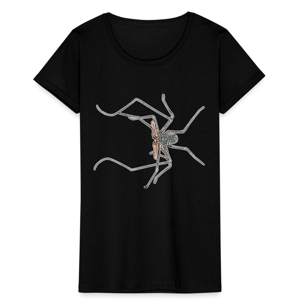 Frauen Fruit of the Loom T-Shirt Euphrynichus bacillifer - Schwarz