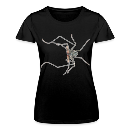 Frauen Fruit of the Loom T-Shirt Euphrynichus bacillifer - Schwarz