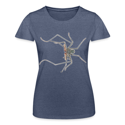 Frauen Fruit of the Loom T-Shirt Euphrynichus bacillifer - Navy meliert