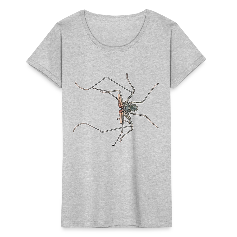 Frauen Fruit of the Loom T-Shirt Euphrynichus bacillifer - Grau meliert