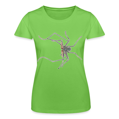 Frauen Fruit of the Loom T-Shirt Euphrynichus bacillifer - Hellgrün