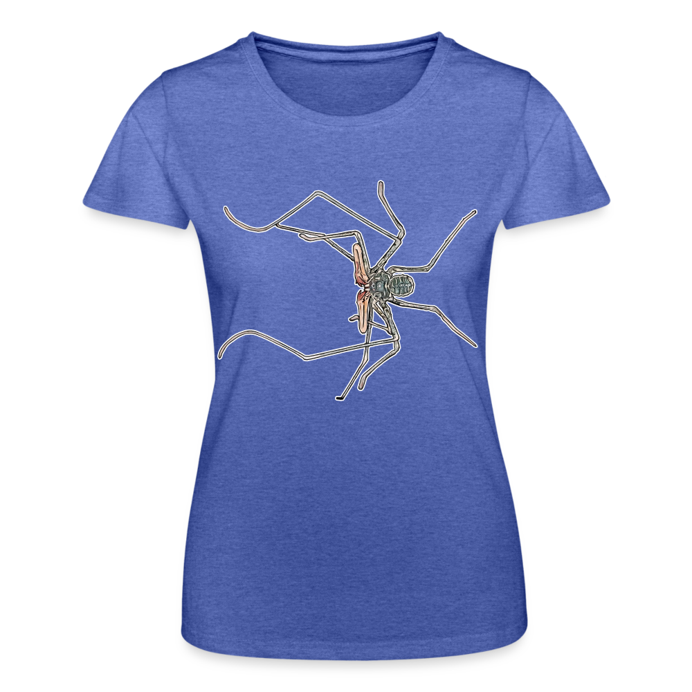 Frauen Fruit of the Loom T-Shirt Euphrynichus bacillifer - Blau meliert