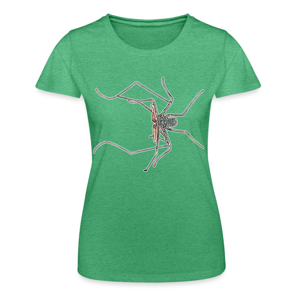 Frauen Fruit of the Loom T-Shirt Euphrynichus bacillifer - Grün meliert