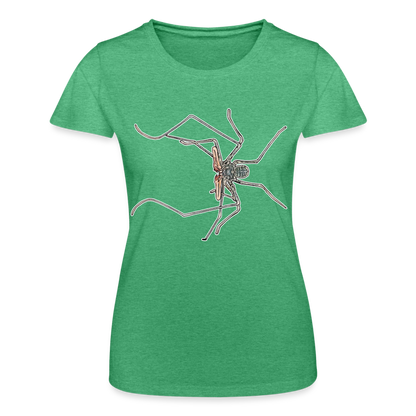 Frauen Fruit of the Loom T-Shirt Euphrynichus bacillifer - Grün meliert