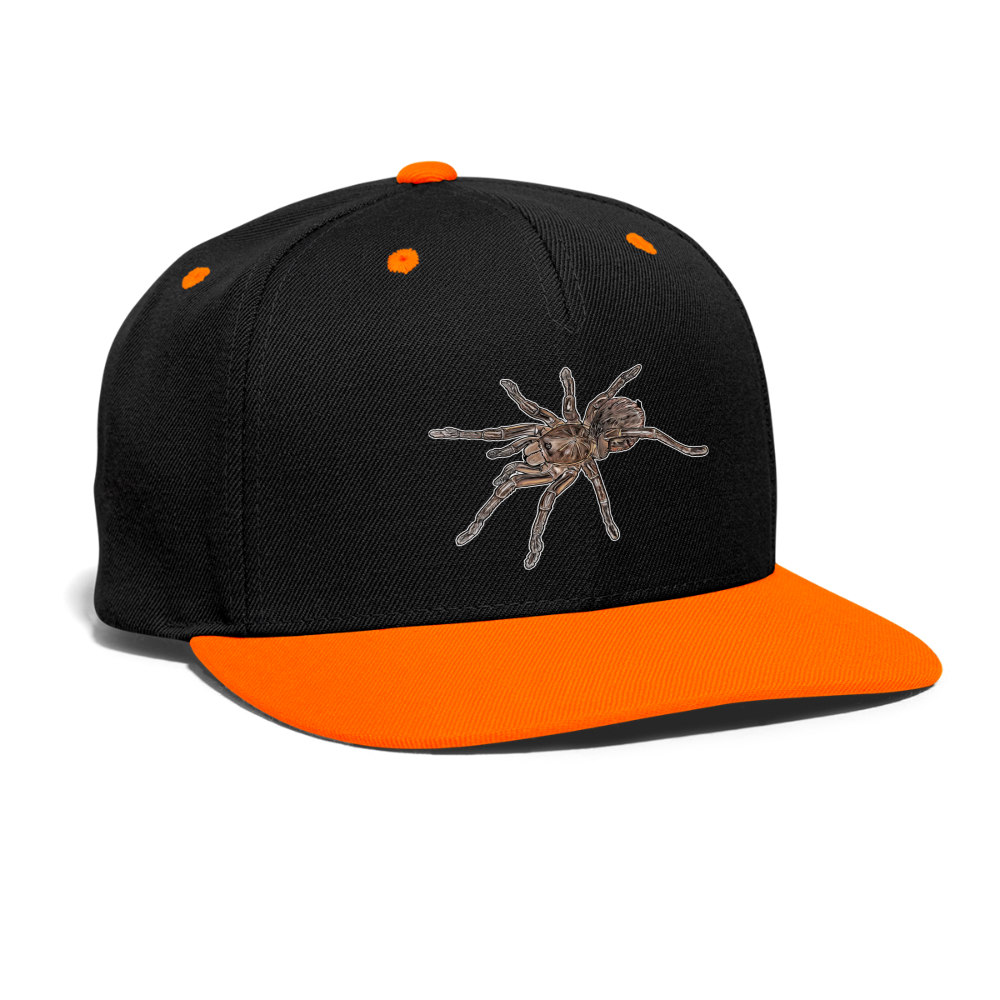 Cappy Kontrast Snapback Theraphosa stirmi juvenile - Schwarz/Neonorange