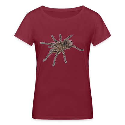 Frauen Stanley & Stella Bio-T-Shirt Theraphosa stirmi juvenile - Burgunderrot