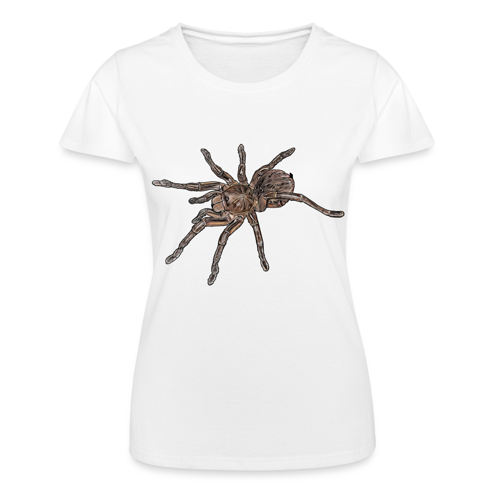 Frauen Fruit of the Loom T-Shirt Theraphosa stirmi juvenile - weiß