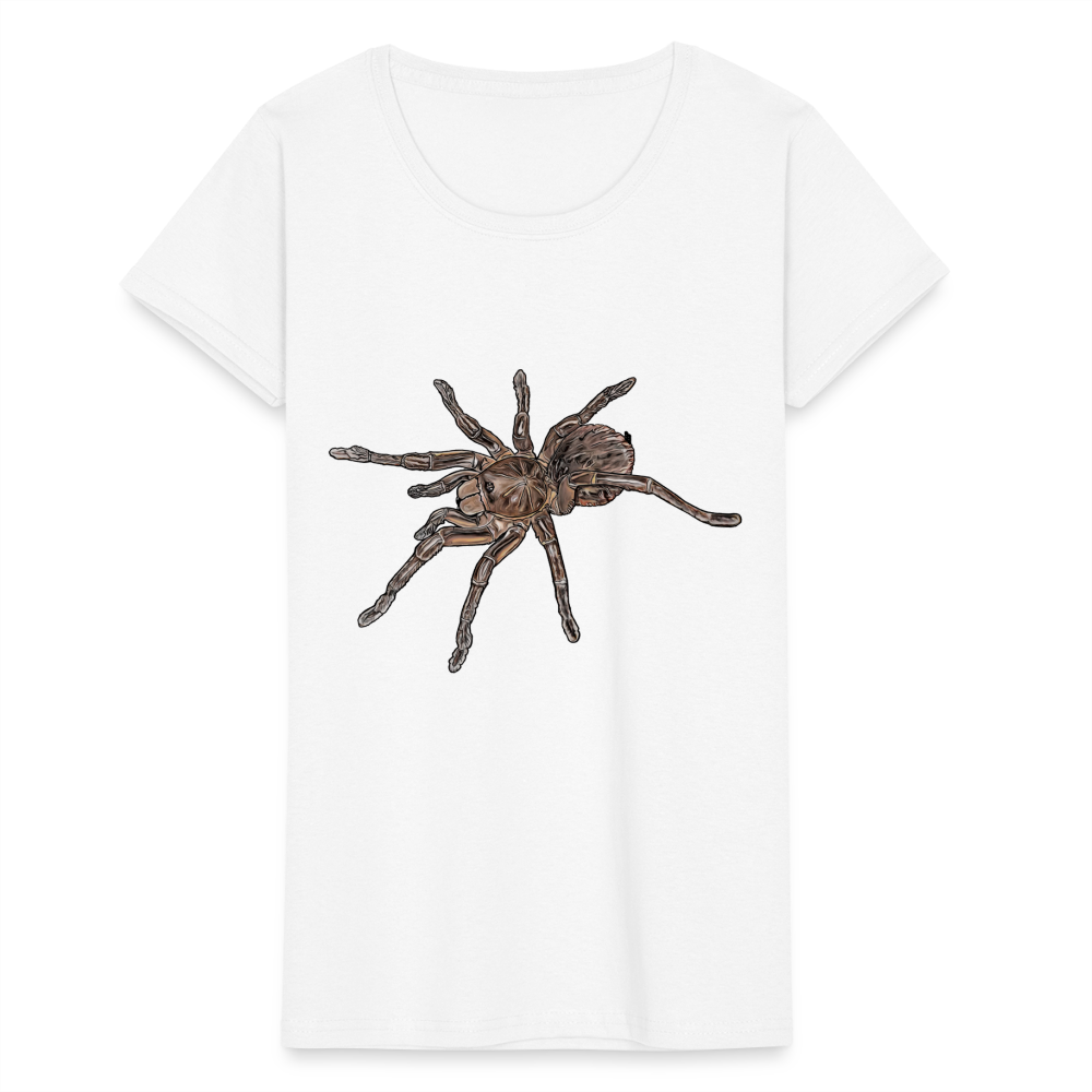 Frauen Fruit of the Loom T-Shirt Theraphosa stirmi juvenile - weiß