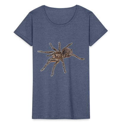 Frauen Fruit of the Loom T-Shirt Theraphosa stirmi juvenile - Navy meliert