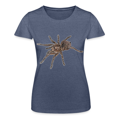 Frauen Fruit of the Loom T-Shirt Theraphosa stirmi juvenile - Navy meliert