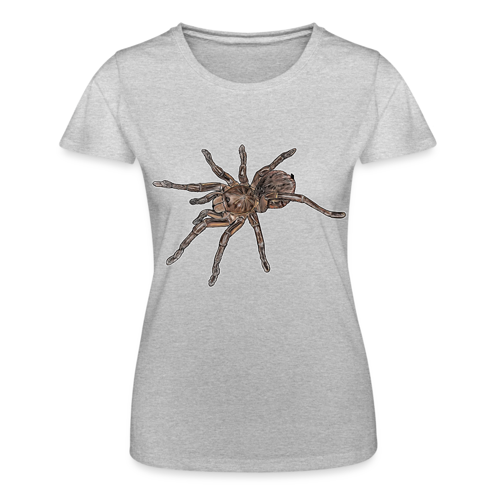 Frauen Fruit of the Loom T-Shirt Theraphosa stirmi juvenile - Grau meliert