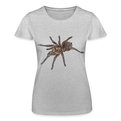 Frauen Fruit of the Loom T-Shirt Theraphosa stirmi juvenile - Grau meliert