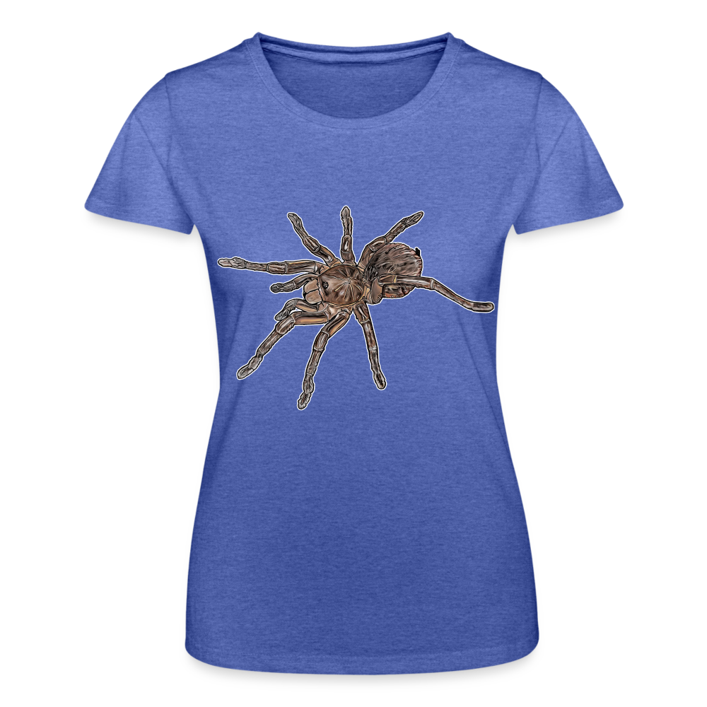 Frauen Fruit of the Loom T-Shirt Theraphosa stirmi juvenile - Blau meliert