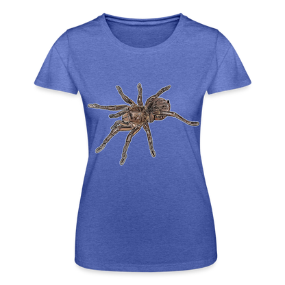 Frauen Fruit of the Loom T-Shirt Theraphosa stirmi juvenile - Blau meliert