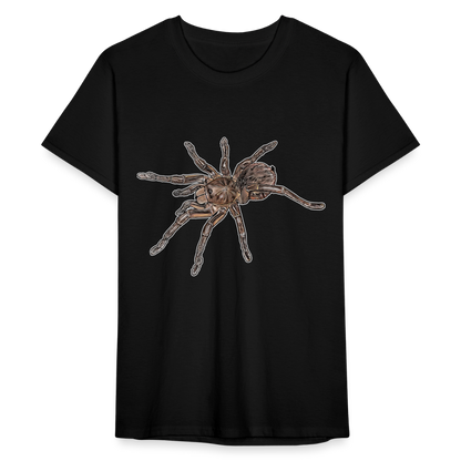 Männer Fruit of the Loom T-Shirt Theraphosa stirmi juvenile - Schwarz