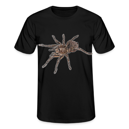 Männer Fruit of the Loom T-Shirt Theraphosa stirmi juvenile - Schwarz