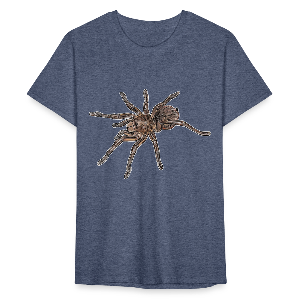 Männer Fruit of the Loom T-Shirt Theraphosa stirmi juvenile - Navy meliert