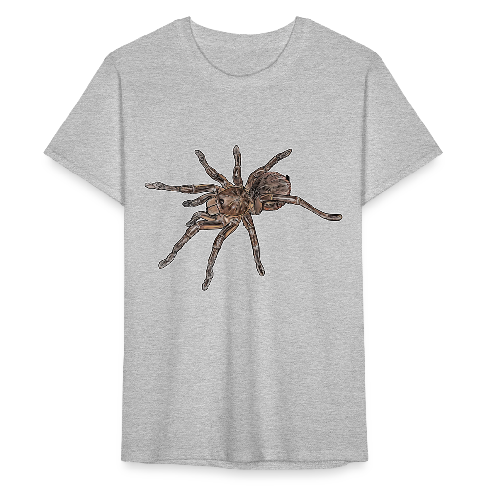 Männer Fruit of the Loom T-Shirt Theraphosa stirmi juvenile - Grau meliert