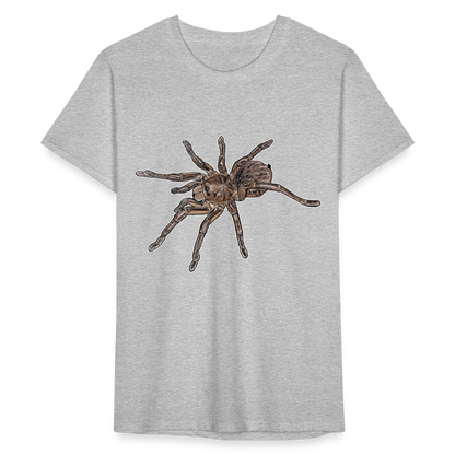 Männer Fruit of the Loom T-Shirt Theraphosa stirmi juvenile - Grau meliert
