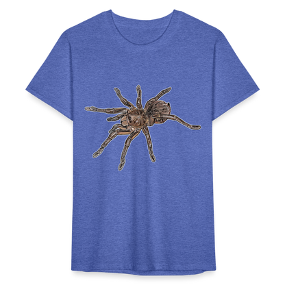 Männer Fruit of the Loom T-Shirt Theraphosa stirmi juvenile - Blau meliert