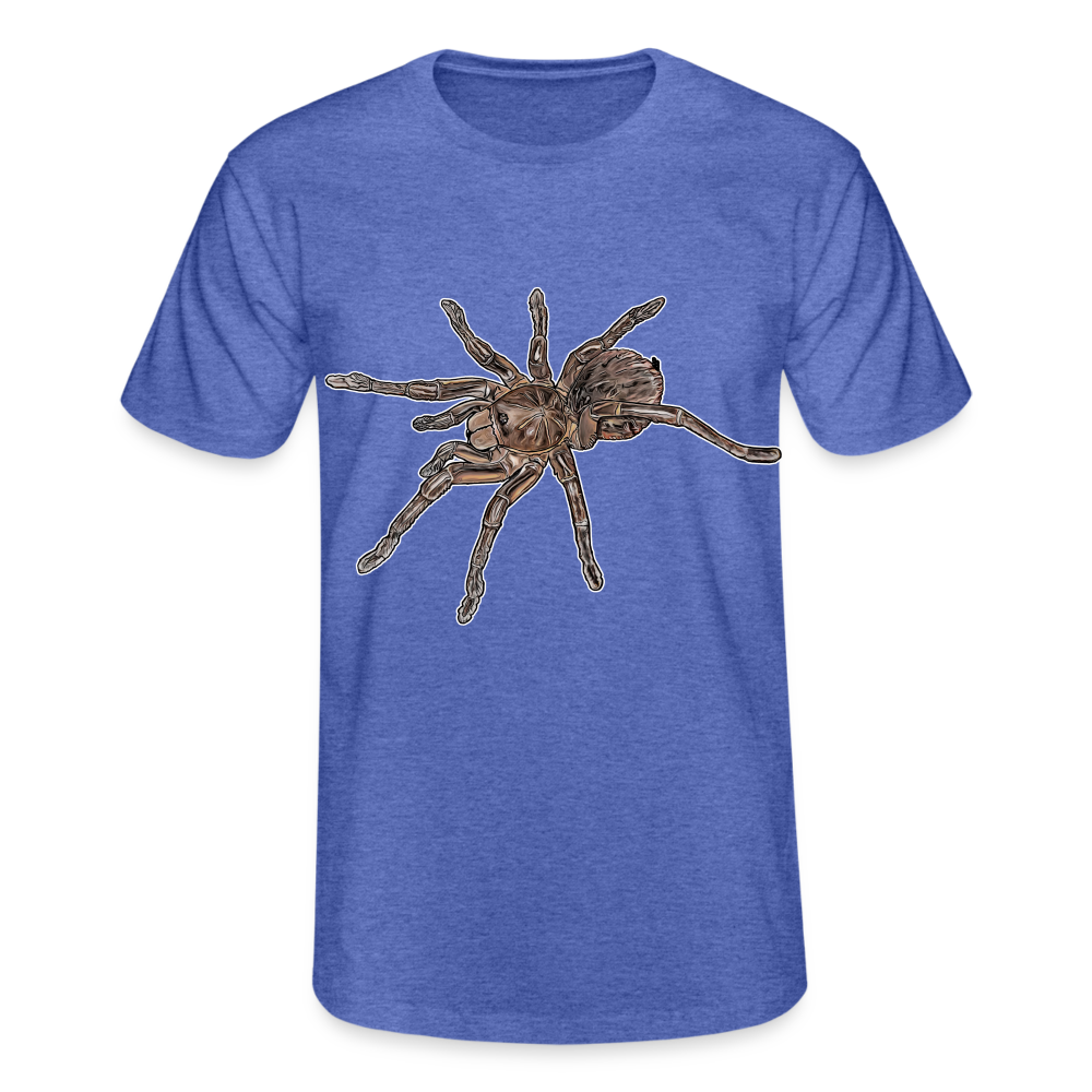 Männer Fruit of the Loom T-Shirt Theraphosa stirmi juvenile - Blau meliert