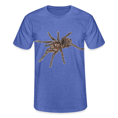 Männer Fruit of the Loom T-Shirt Theraphosa stirmi juvenile - Blau meliert