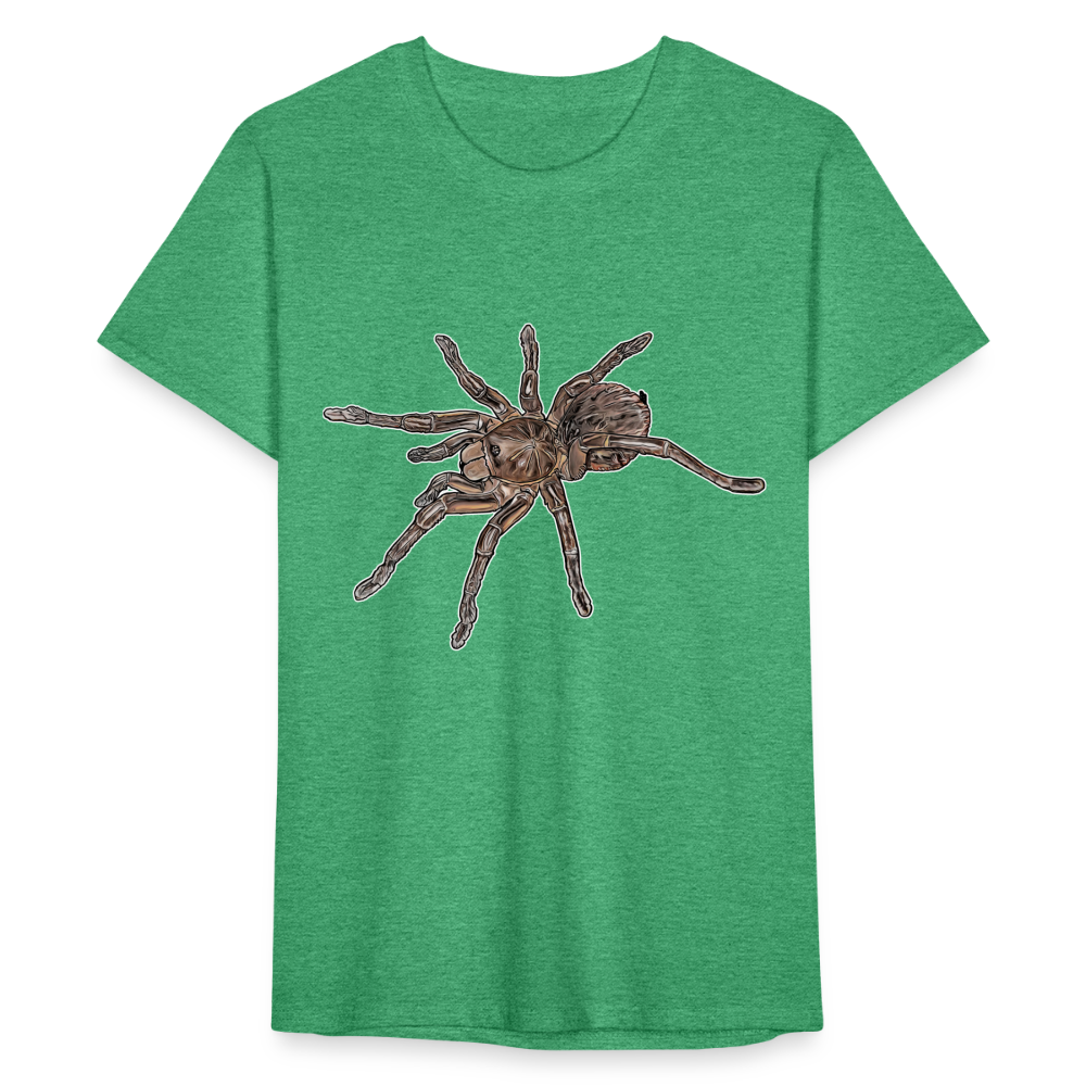 Männer Fruit of the Loom T-Shirt Theraphosa stirmi juvenile - Grün meliert