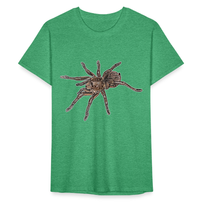 Männer Fruit of the Loom T-Shirt Theraphosa stirmi juvenile - Grün meliert