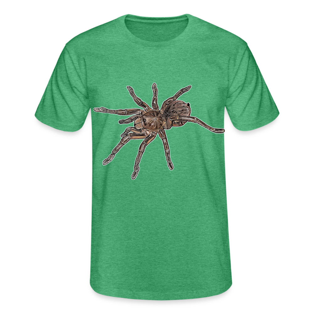 Männer Fruit of the Loom T-Shirt Theraphosa stirmi juvenile - Grün meliert