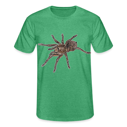 Männer Fruit of the Loom T-Shirt Theraphosa stirmi juvenile - Grün meliert