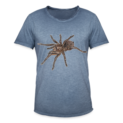 Männer Vintage T-Shirt Theraphosa stirmi juvenile - Vintage Denim
