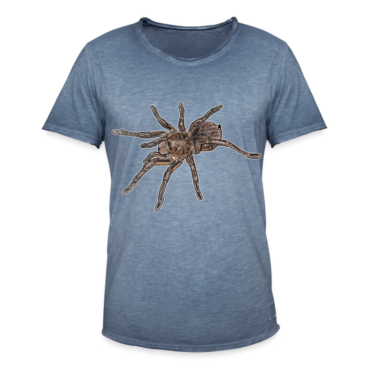 Männer Vintage T-Shirt Theraphosa stirmi juvenile - Vintage Denim