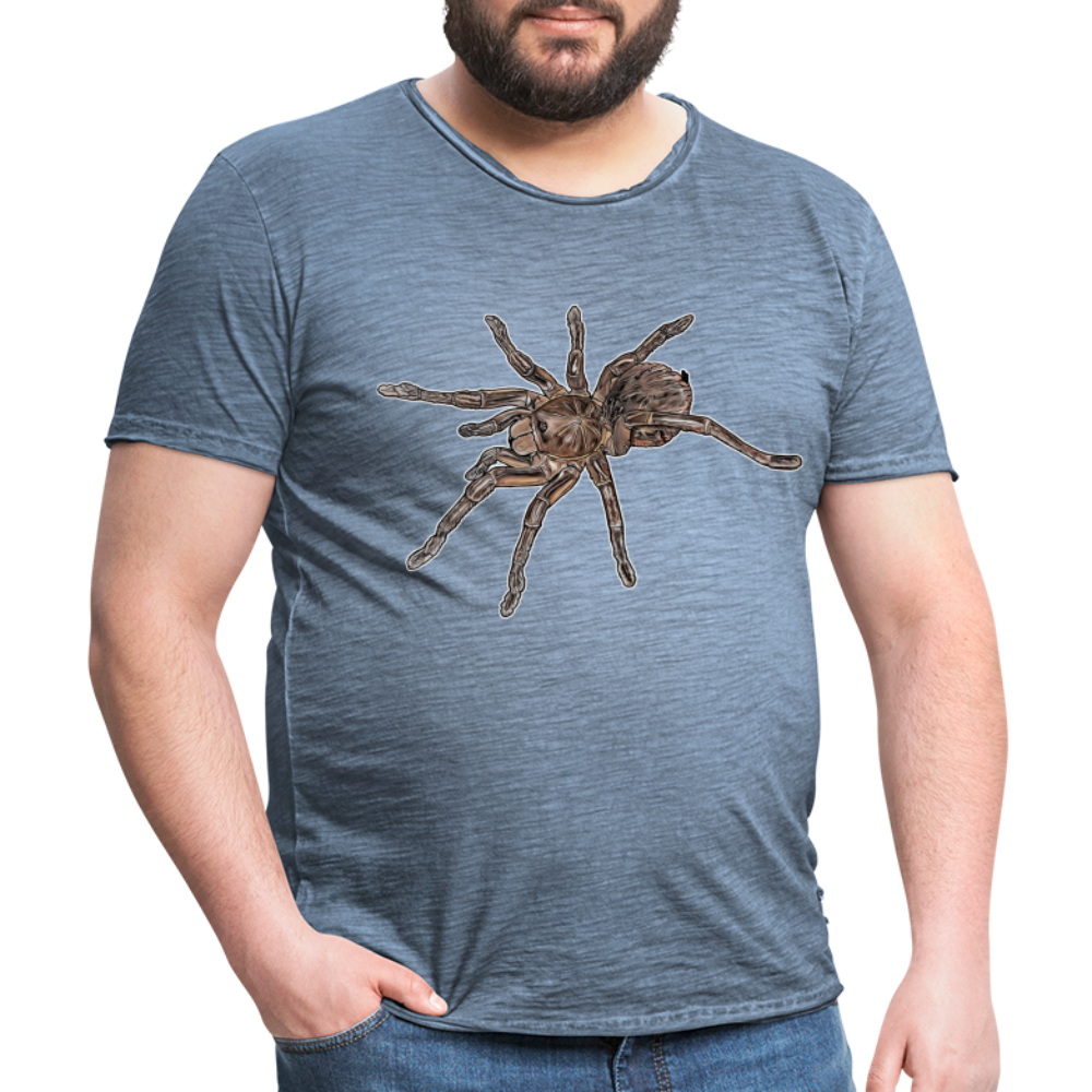 Männer Vintage T-Shirt Theraphosa stirmi juvenile - Vintage Denim