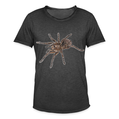 Männer Vintage T-Shirt Theraphosa stirmi juvenile - Vintage Schwarz