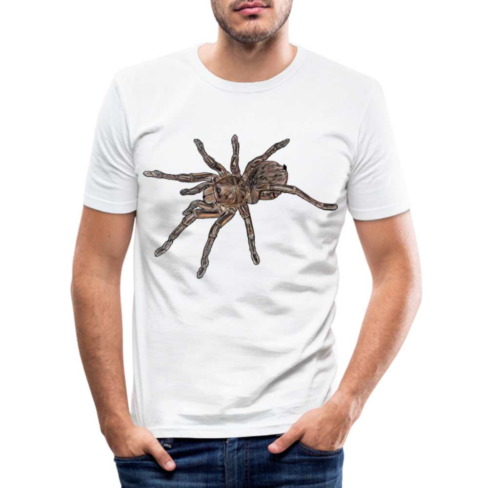 Männer Slim Fit T-Shirt Theraphosa stirmi juvenile - weiß