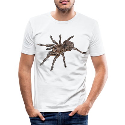 Männer Slim Fit T-Shirt Theraphosa stirmi juvenile - weiß