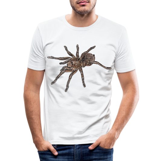 Männer Slim Fit T-Shirt Theraphosa stirmi juvenile - weiß