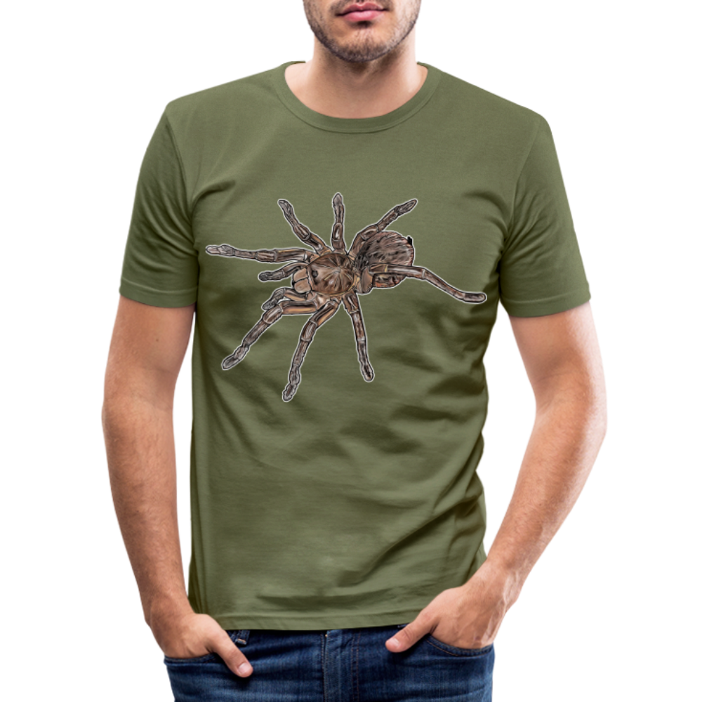 Männer Slim Fit T-Shirt Theraphosa stirmi juvenile - khaki Grün