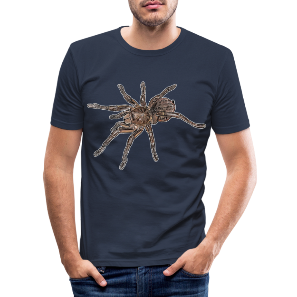 Männer Slim Fit T-Shirt Theraphosa stirmi juvenile - Navy