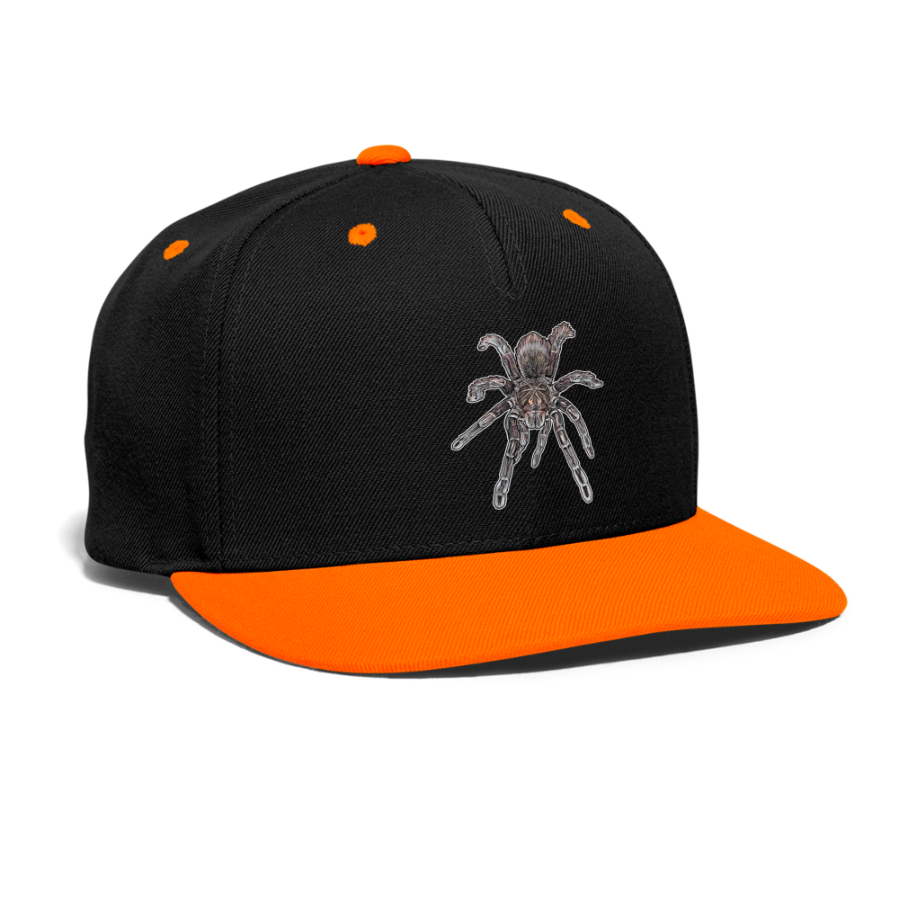 Cappy Kontrast Snapback Pamphobeteus sp Machala juvenile - Schwarz/Neonorange