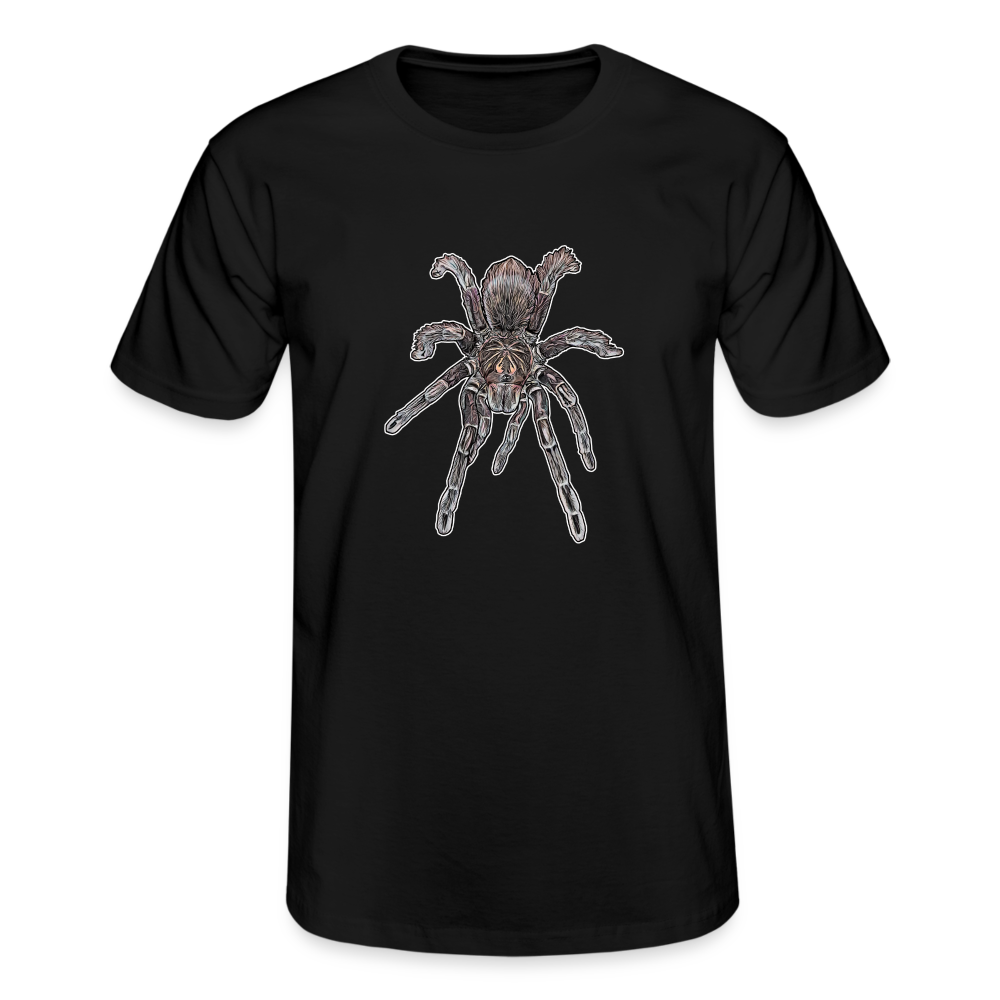 Männer Fruit of the Loom T-Shirt Pamphobeteus sp Machala juvenile - Schwarz