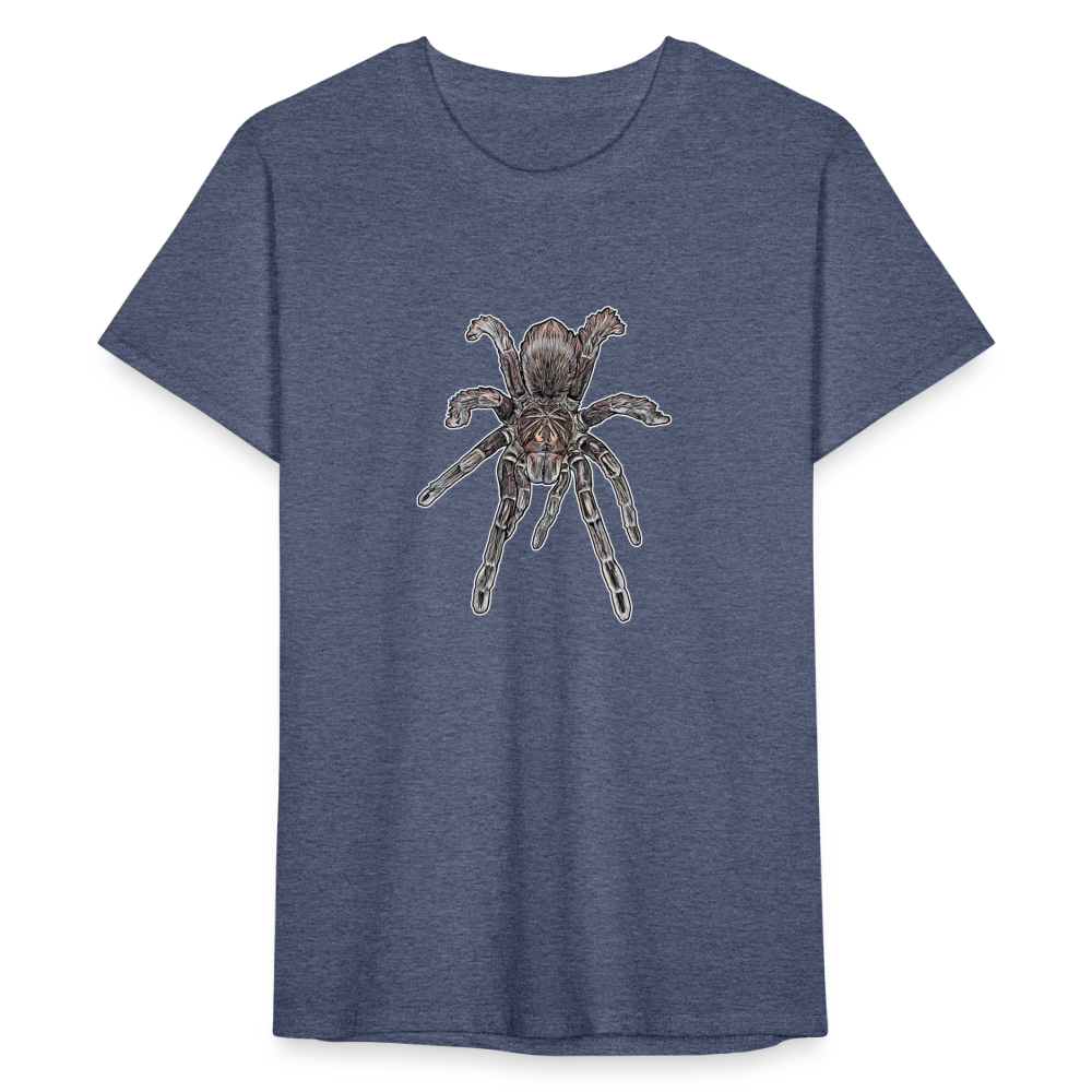 Männer Fruit of the Loom T-Shirt Pamphobeteus sp Machala juvenile - Navy meliert