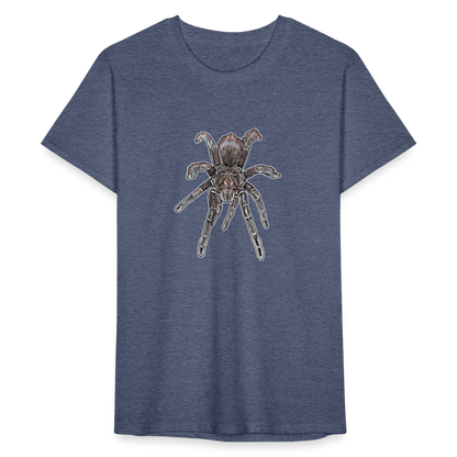 Männer Fruit of the Loom T-Shirt Pamphobeteus sp Machala juvenile - Navy meliert