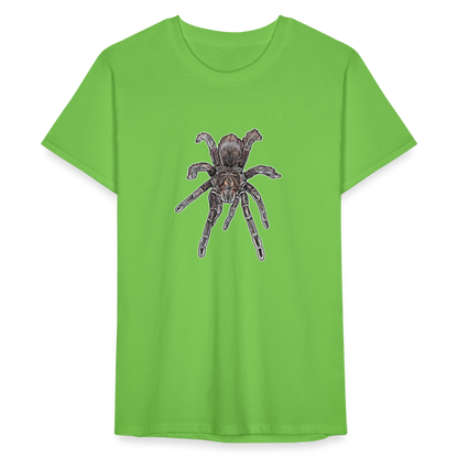 Männer Fruit of the Loom T-Shirt Pamphobeteus sp Machala juvenile - Hellgrün