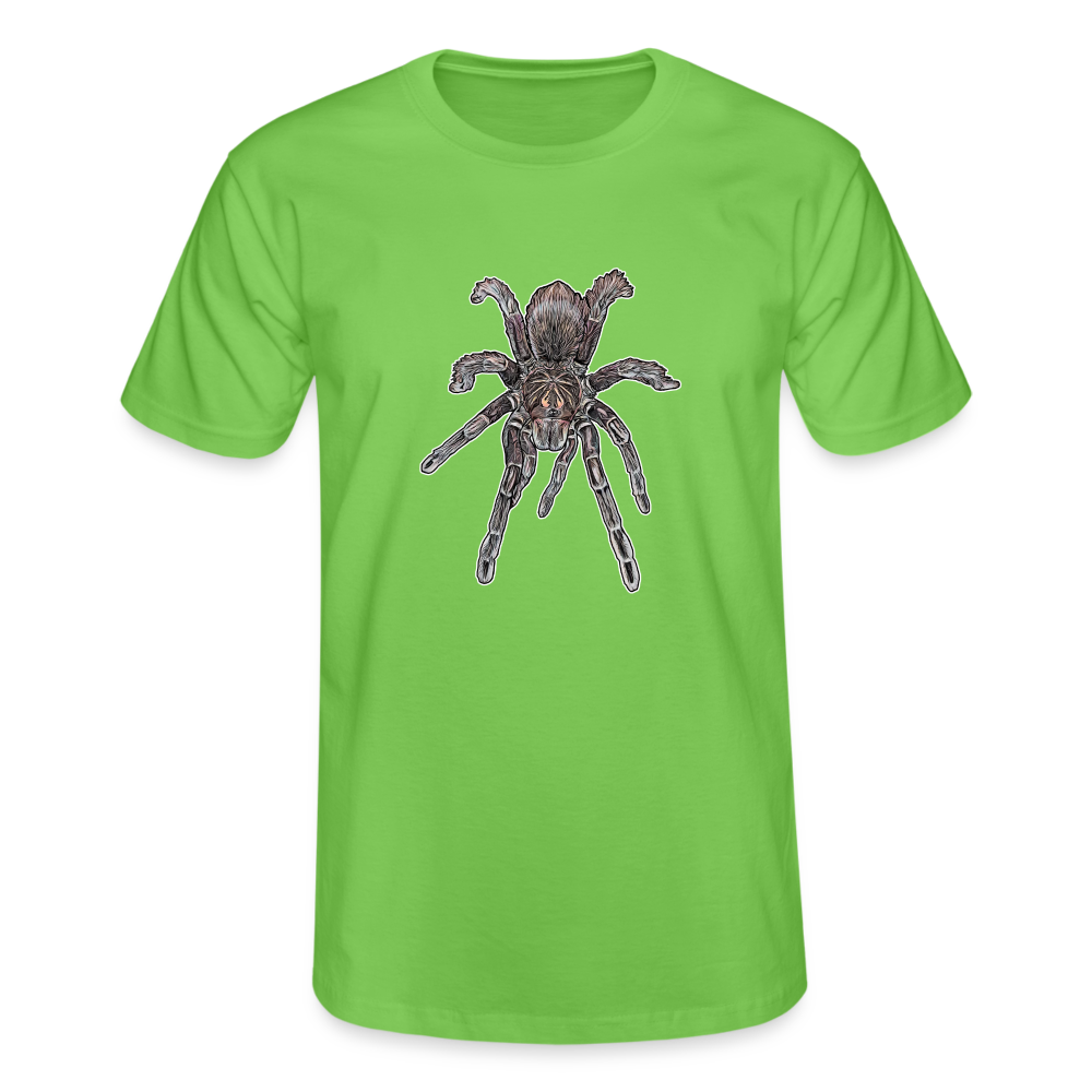 Männer Fruit of the Loom T-Shirt Pamphobeteus sp Machala juvenile - Hellgrün