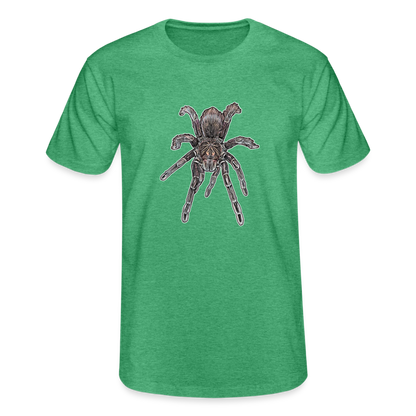 Männer Fruit of the Loom T-Shirt Pamphobeteus sp Machala juvenile - Grün meliert