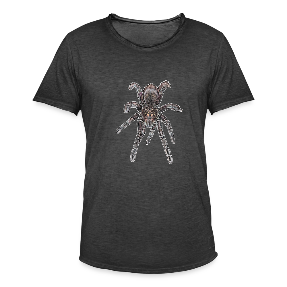 Männer Vintage T-Shirt Pamphobeteus sp Machala juvenile - Vintage Schwarz