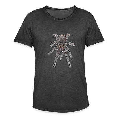 Männer Vintage T-Shirt Pamphobeteus sp Machala juvenile - Vintage Schwarz